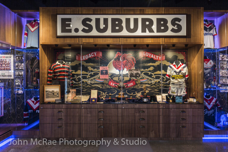 Sydney Roosters head office upgrade John McRae Photography & Studio